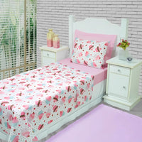 Jogo de Cama Cupcake Infantil – Solteiro 3 Peças